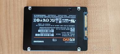 Samsung 870 EVO 1TB 2,5" SATA III SSD Interno