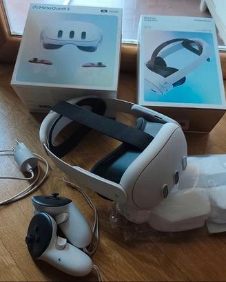 Visore Meta Quest 3 512GB  VR + Cinturino Elite