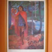 PAUL GAUGUIN L'INCHANTEUR grande stampa cornice