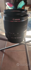 Obbiettivo fotocamera canon
