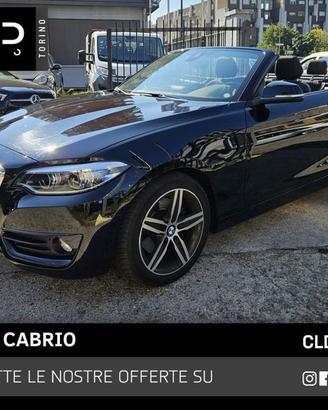 BMW Serie 2 220d Cabrio Luxury auto my18