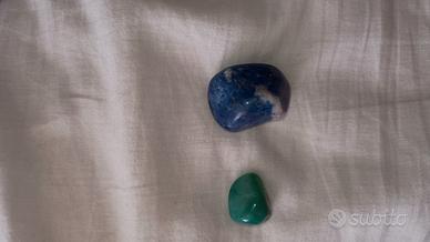 sodalite blu e avventurina verde