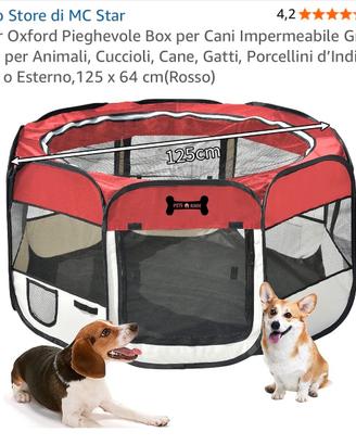 Recinto Pieghevole per Animali - MC Star Oxford -