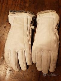 guanti da sci donna in pelle