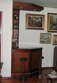 Mobile bar/angolo caffè in legno massell