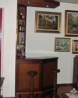 Mobile bar/angolo caffè in legno massell