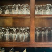 Porta bastoni  fatto da artigiano/bicchieri calice