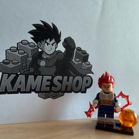 Vegeta God - figurine compatibile Lego