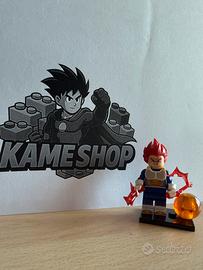 Vegeta God - figurine compatibile Lego