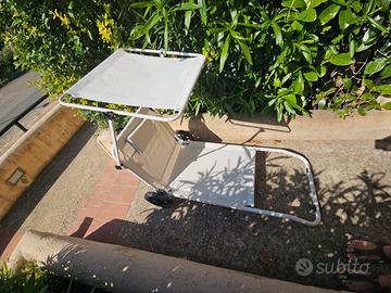Spiaggina con ruote