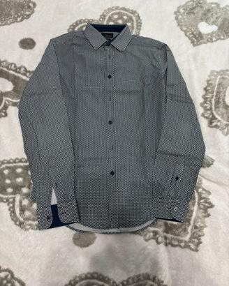 Camicia Zara Slim Fit blu - Taglia S