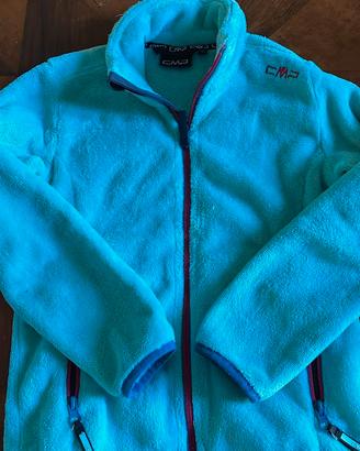 CMP felpa orsetto morbidona con zip cm128