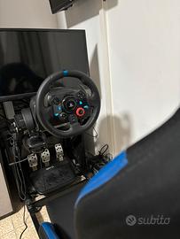 Postazione corse auto