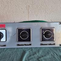 INTERRUTTORE VINTAGE FERROVIE QUADRO MANOVRA TRENO
