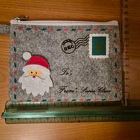 Pochette natalizia in feltro