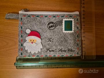 Pochette natalizia in feltro