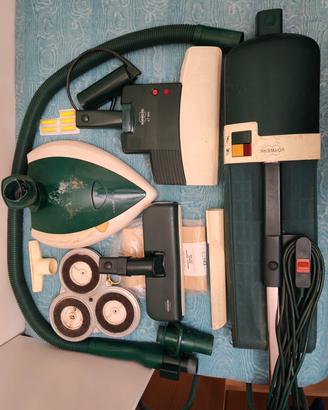 Folletto Vorwerk VK 121 + Lucidatrice e accessori 