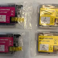 Cartuccia giallo e magenta compatibile Brother