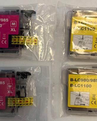 Cartuccia giallo e magenta compatibile Brother
