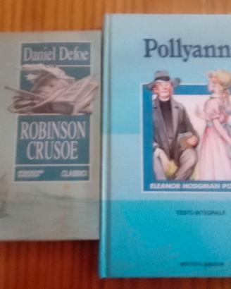 Libri per ragazzi Robinson Crusoe e Pollyanna