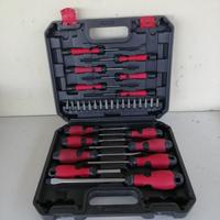 set attrezzi avvitatore e cacciaviti