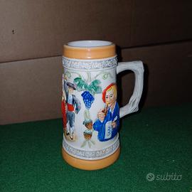 boccale in ceramica birra tedesca 