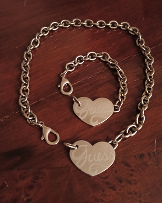 Collana e bracciale Guess