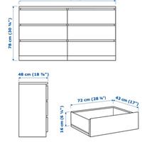 cassettiera Ikea a 6 cassetti 