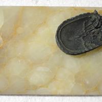 Posacenere onice bronzo scultura rilievo /2