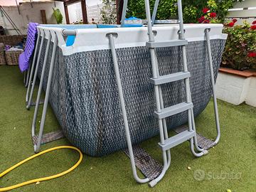 piscina Bestway 4 x 2 profonda 1,5 metri 