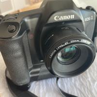 CANON EOS1 con 50mm 1:1.8 II