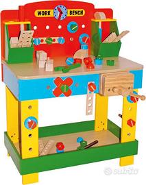 Banco attrezzi in Legno per bambini