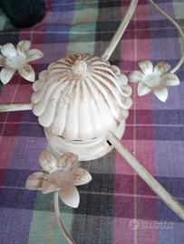 lampadario ferro battuto 