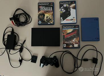 Sony playstation 2 slim completa + 4 giochi ps2