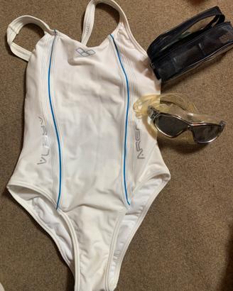 Costume arena donna intero bianco