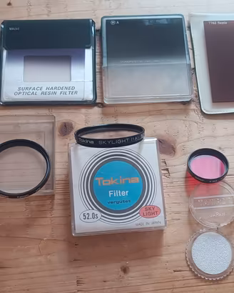 Filtri fotografici vari