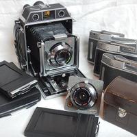 Horseman 980 FOLDING Camera + 105mm f3.5 + 65mm f7