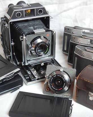 Horseman 980 FOLDING Camera + 105mm f3.5 + 65mm f7