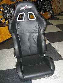 Sedili sportivi tuning reclinabili in ecopelle