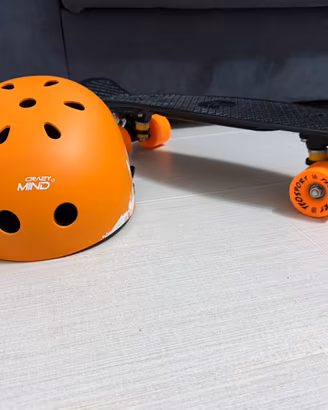 KIT Skateboard completo - Penny + Casco + Protez