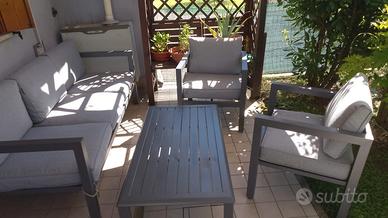 Salottino da giardino completo 