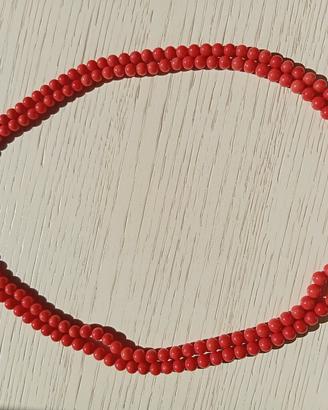 Collana donna in corallo autentico 