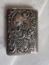 Scatolina antica portabiglietti da visita