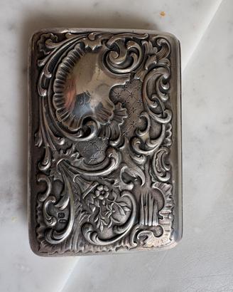 Scatolina antica portabiglietti da visita