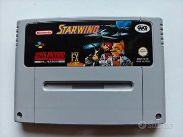 Starwing Super Nintendo Cartuccia GiG ITA+Catalogo