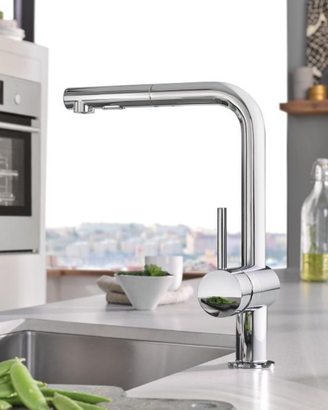 Grohe Minta Miscelatore per lavandino con doccetta