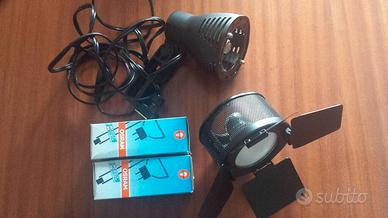 Porta Lampada con alette regolabili