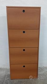 SCARPIERA salvaspazio modello SLIM - n.4 scomparti