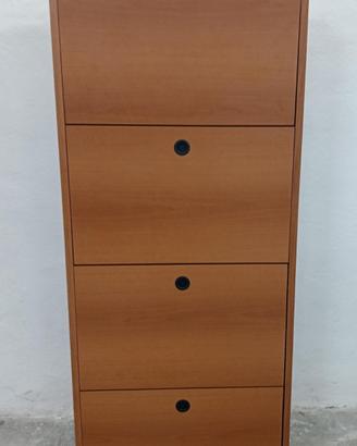 SCARPIERA salvaspazio modello SLIM - n.4 scomparti