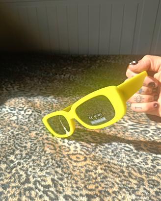 Occhiali Giallo Fluo Nuovi